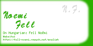 noemi fell business card